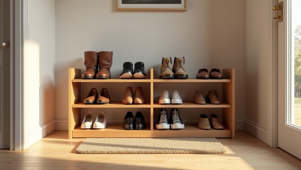 Come fare una scarpiera fai da te progetto facile e creativo 5